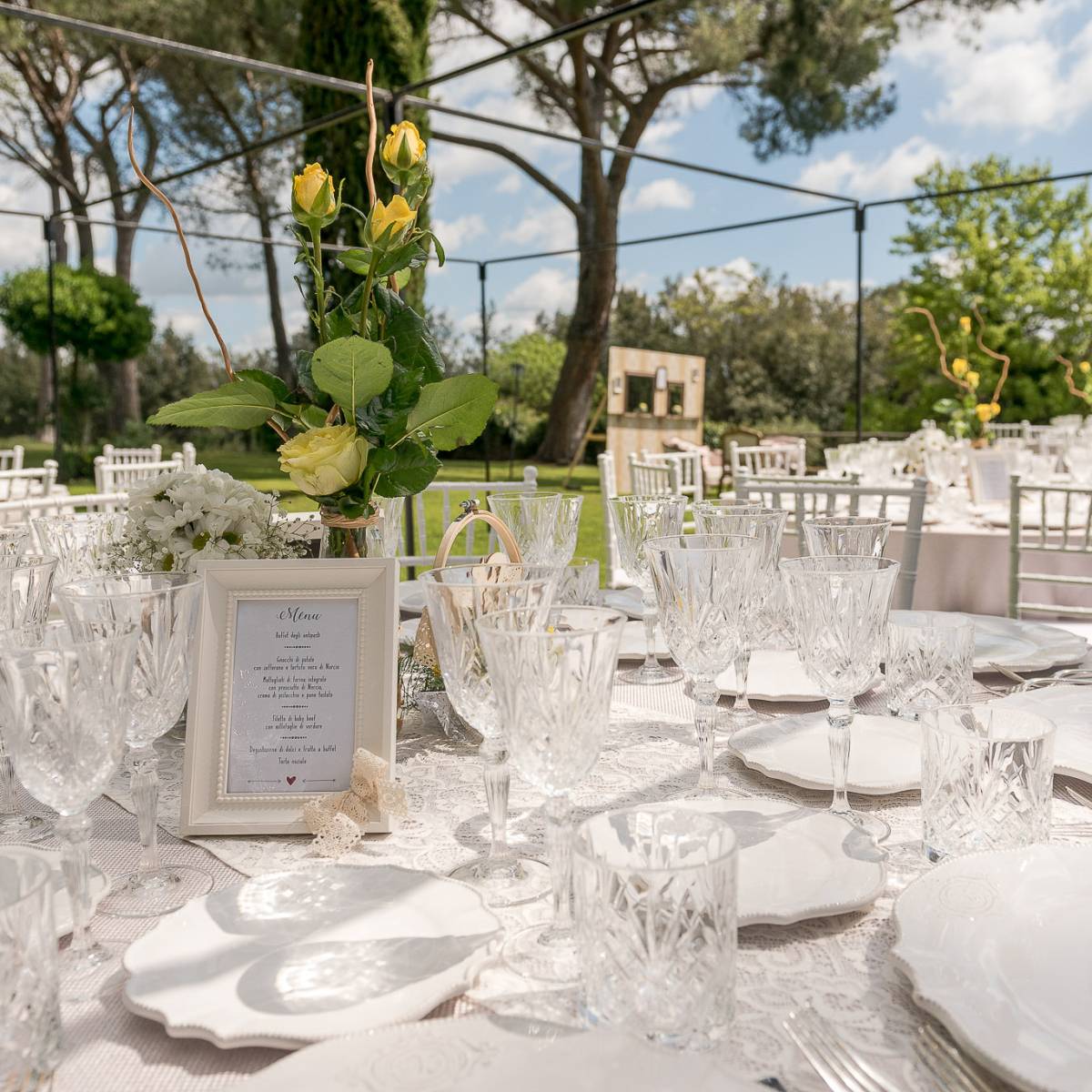 In the green of enchanted gardens - Apollinare Catering